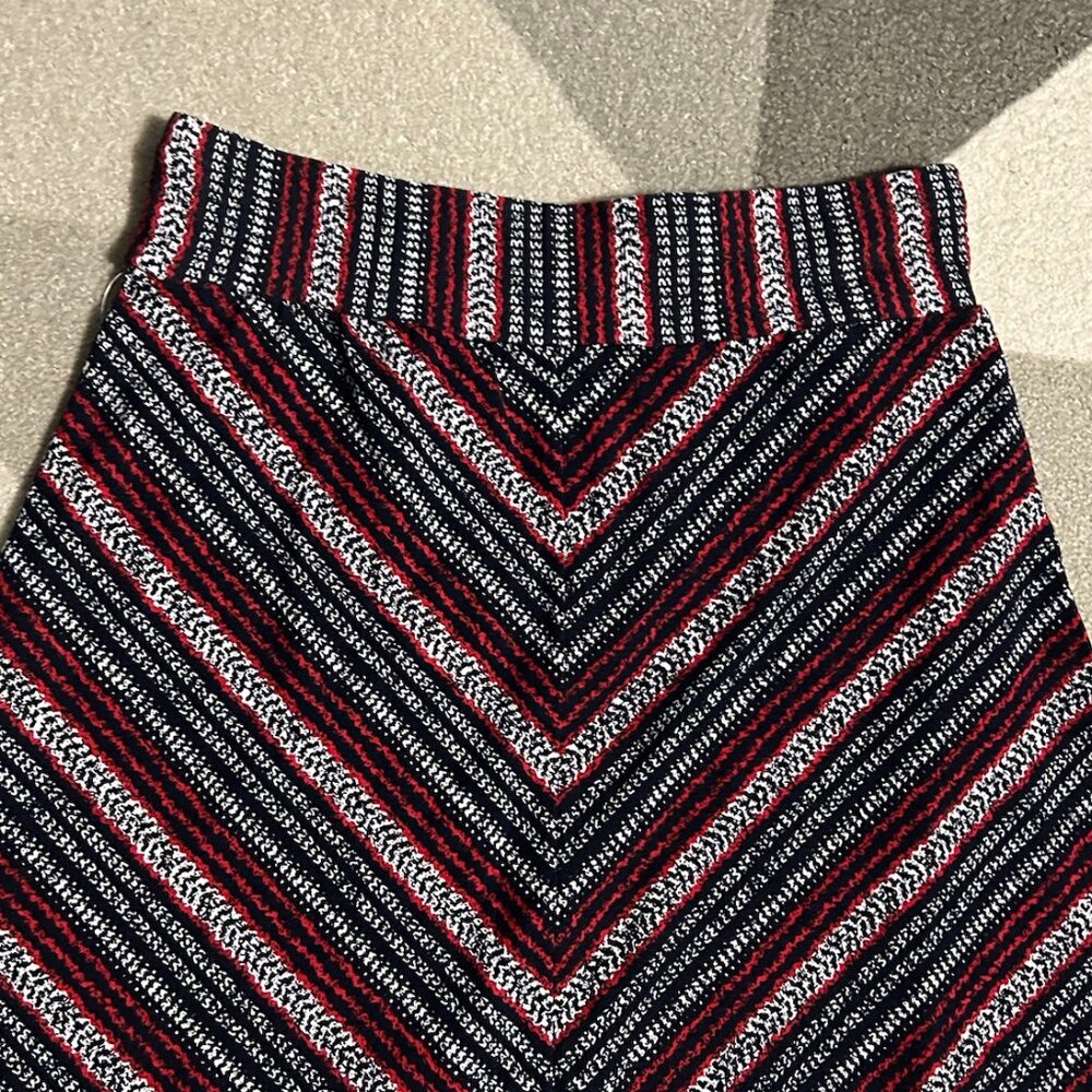NWT Westport Abstract Chevron Print‎ A-Line Maxi Skirt Women's Size S - Picture 5 of 7